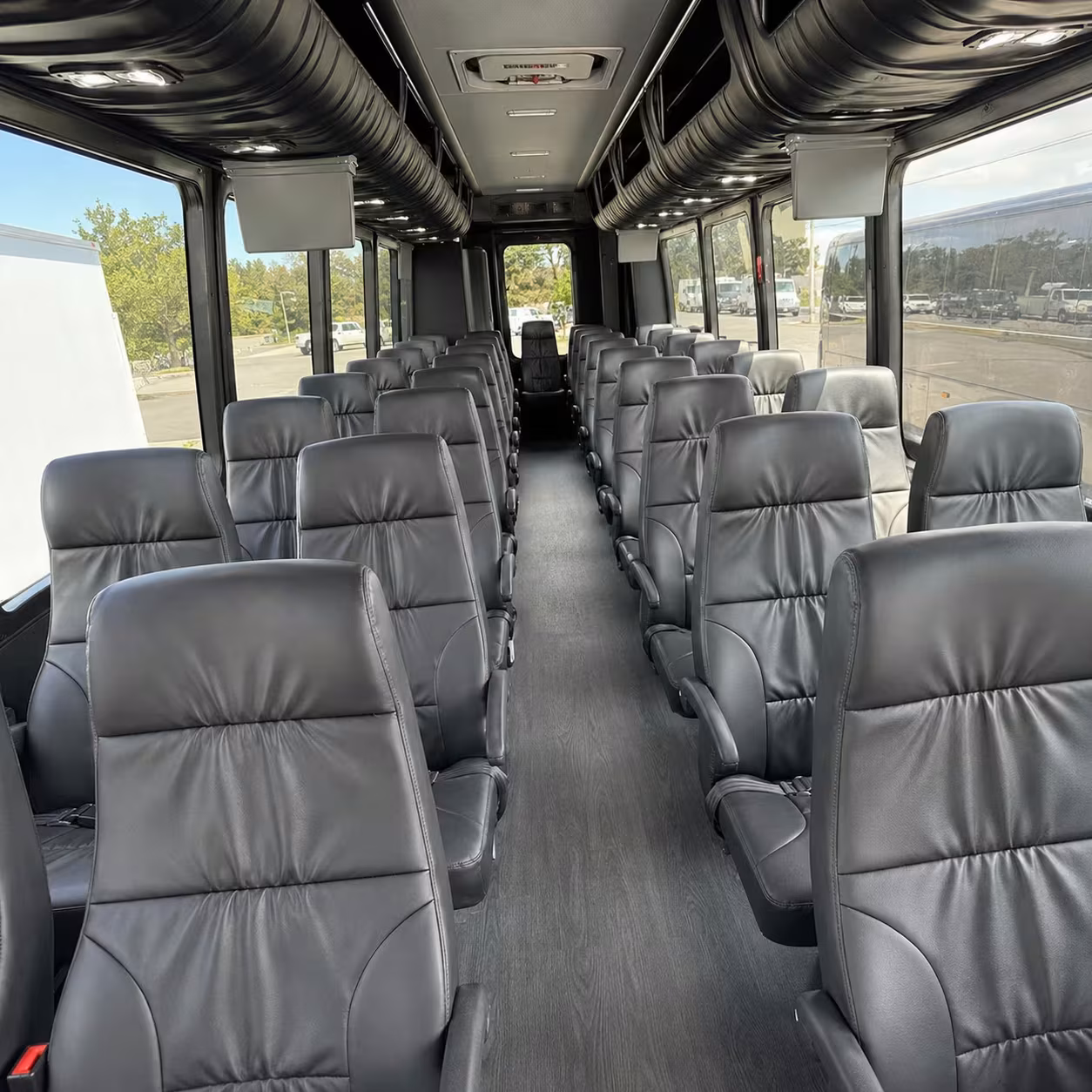 35 passenger minibus inside