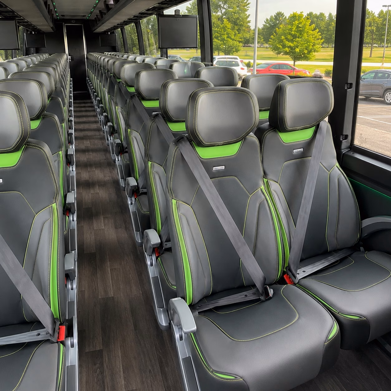 rancho cucamonga charter bus interior
