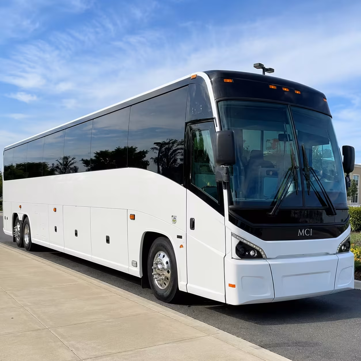rancho cucamonga charter bus rental exterior