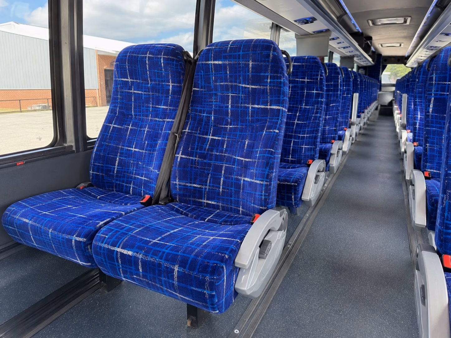 rancho cucamonga charter bus rental interior