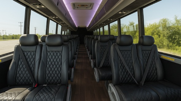 rancho cucamonga 18 passenger minibus inside