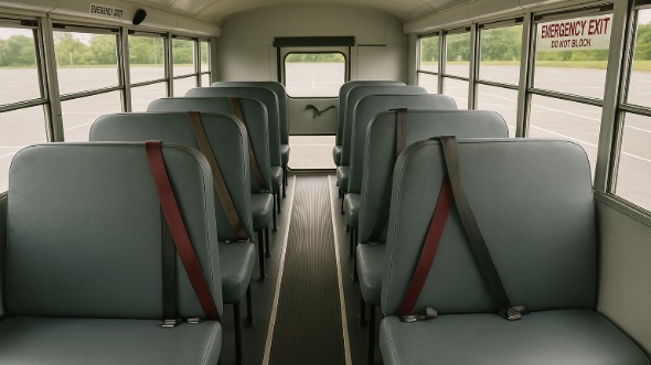 school bus rental interior rancho cucamonga